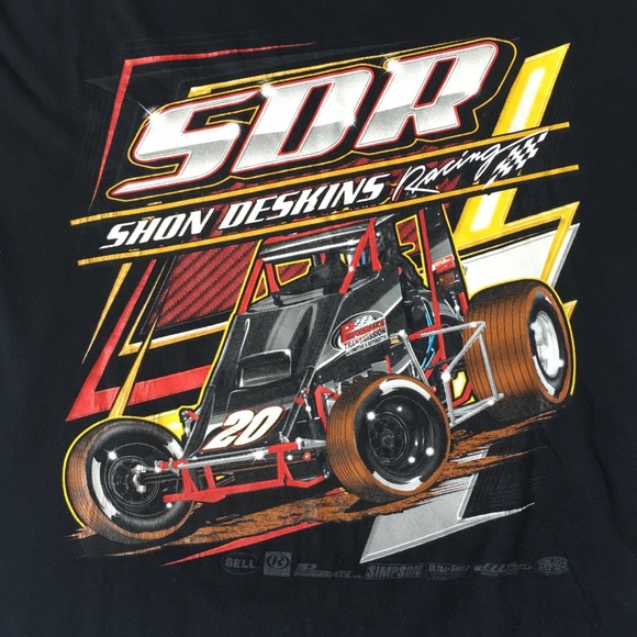 Vintage Shon Deskins Racing T Shirt - Men’s Large - Picture 3 of 4